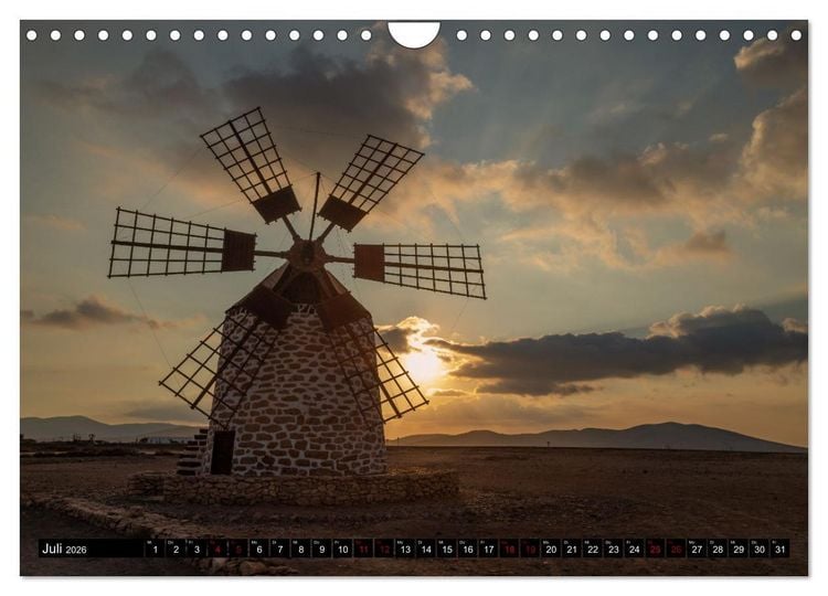 Produktbild: Fuerteventura - Eine Reise &uuml;ber die Vulkaninsel (Wandkalender 2026 DIN A4 quer), CALVENDO Monatskalender