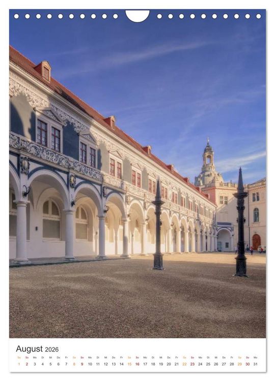 Produktbild: Highlights in Dresden (Wandkalender 2026 DIN A4 hoch), CALVENDO Monatskalender