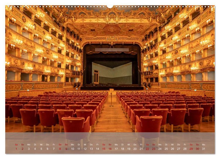 Produktbild: Teatro La Fenice (Wandkalender 2026 DIN A2 quer), CALVENDO Monatskalender