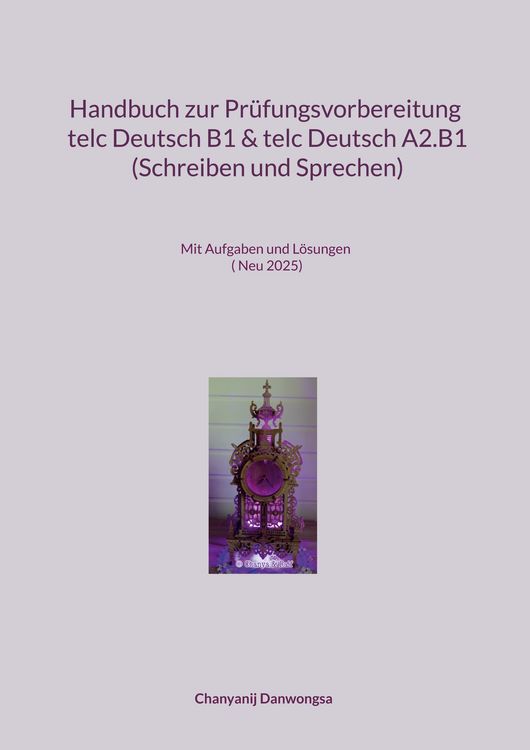 Produktbild: Handbuch zur Pr&uuml;fungsvorbereitung telc Deutsch B1 und telc Deutsch A2.B1 (Schreiben und Sprechen)