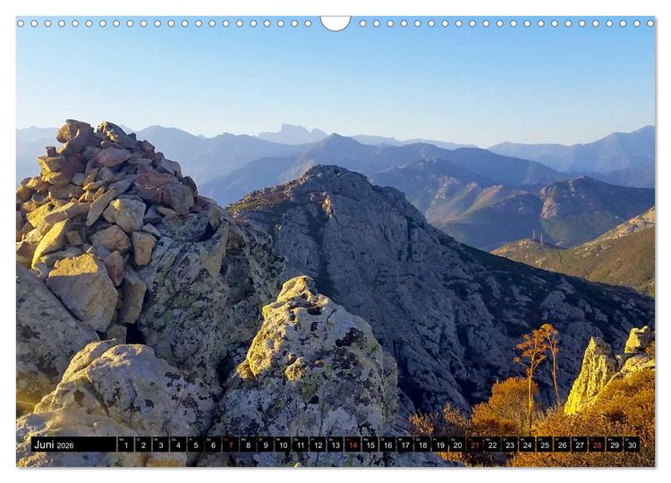 Produktbild: Korsikas wilder Norden. GR20 Impressionen (Wandkalender 2026 DIN A3 quer), CALVENDO Monatskalender