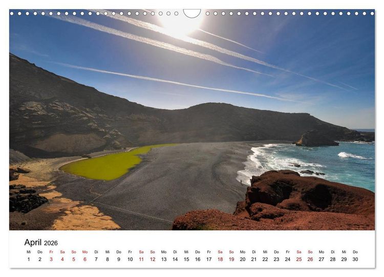 Produktbild: Lanzarote - Die Farben der Natur (Wandkalender 2026 DIN A3 quer), CALVENDO Monatskalender