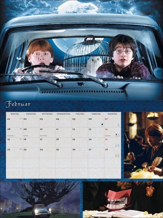 Produktbild: Harry Potter Broschur XL Kalender 2027