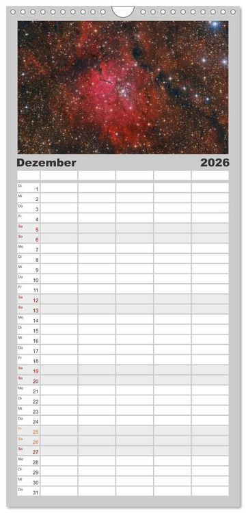 Produktbild: Familienplaner 2026 - Distant Luminosity: Eine fotografische Reise durch das Universum mit 5 Spalten (Wandkalender, 21 x 45 cm) CALVENDO