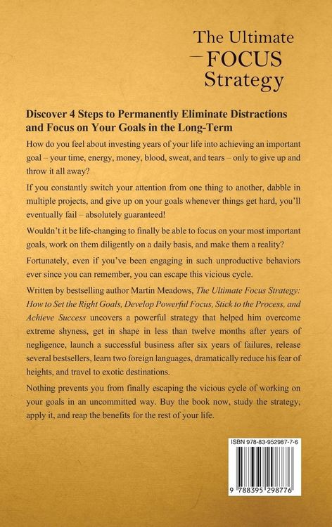 Produktbild: The Ultimate Focus Strategy