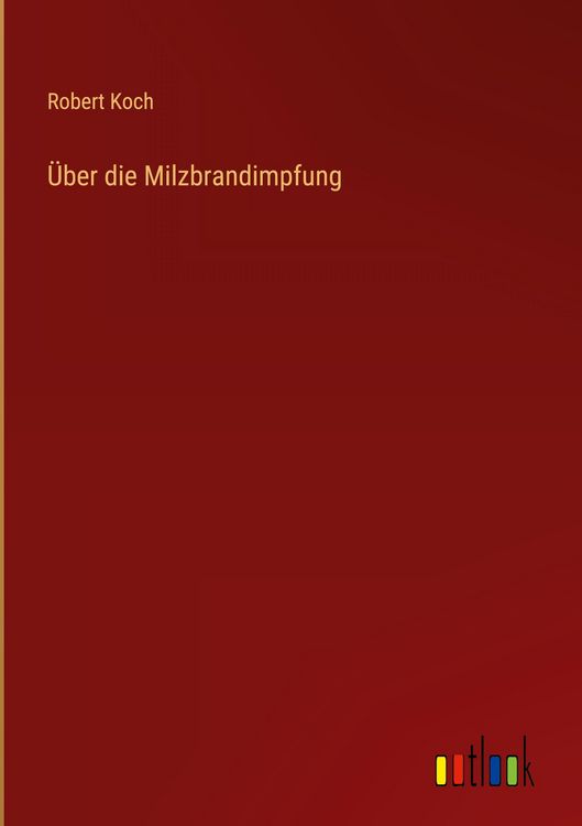 Produktbild: &Uuml;ber die Milzbrandimpfung