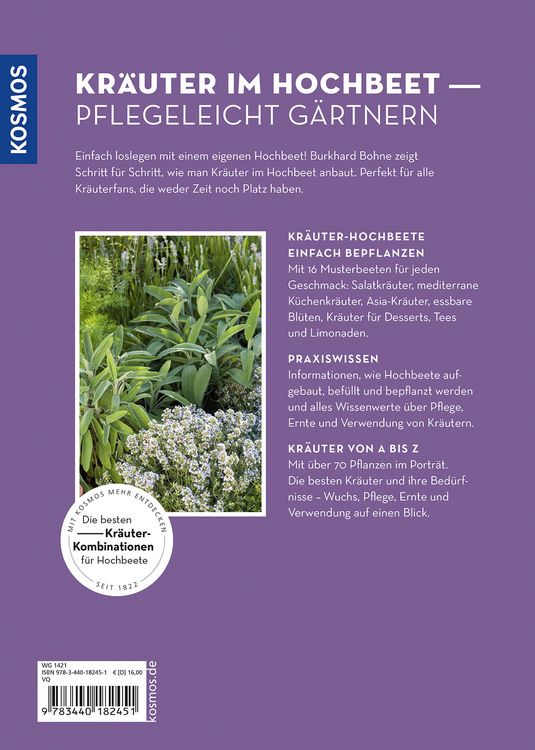 Kräuter im Hochbeet