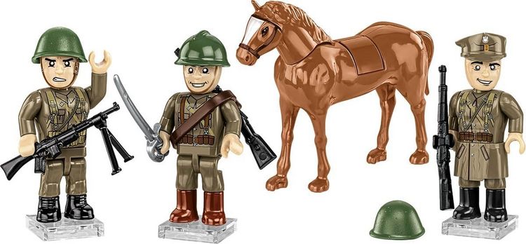 Produktbild: COBI Historical Collection 2062 - Polish Uhlans, WWII, Bausatz, Figurenset, 44/3/1 Klemmbausteine