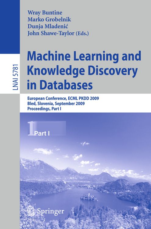 Produktbild: Machine Learning and Knowledge Discovery in Databases