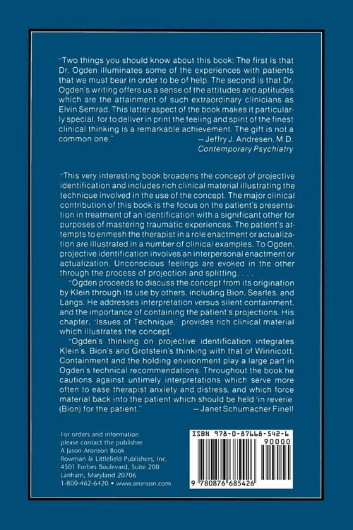 Produktbild: Projective Identification and Psychotherapeutic Technique
