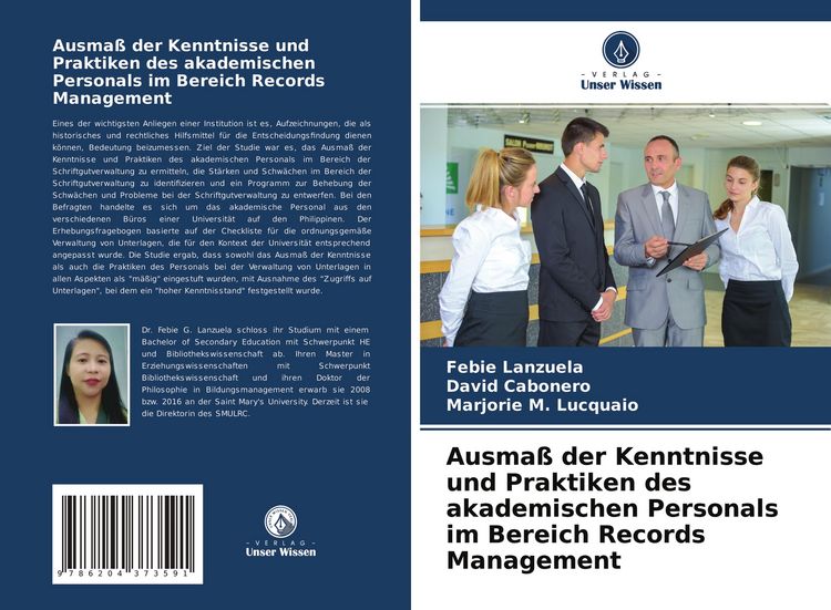 Produktbild: Ausma&szlig; der Kenntnisse und Praktiken des akademischen Personals im Bereich Records Management