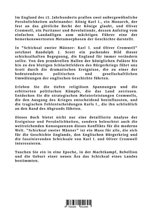 Produktbild: Schicksal zweier M&auml;nner: Karl I. und Oliver Cromwell