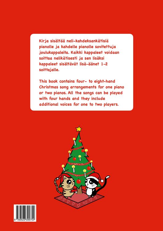 Produktbild: Yhdess&auml; Pianolla Joulukirja