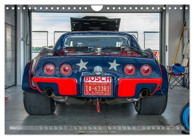 Produktbild: Corvette Racing 2026 (Wandkalender 2026 DIN A4 quer), CALVENDO Monatskalender