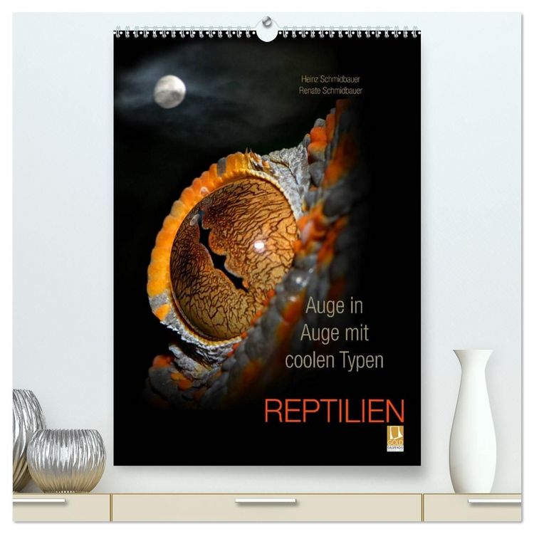Produktbild: Auge in Auge mit coolen Typen - REPTILIEN (hochwertiger Premium Wandkalender 2027 DIN A2 hoch), Kunstdruck in Hochglanz