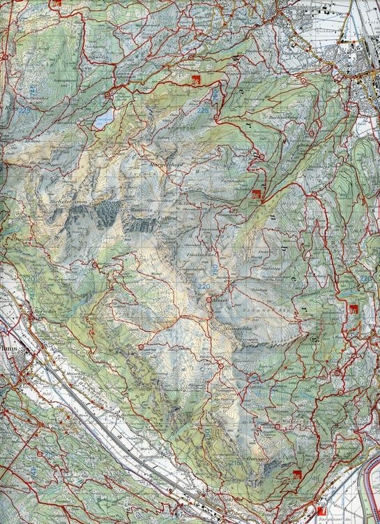Produktbild: Swisstopo 1 : 50 000 Walenstadt