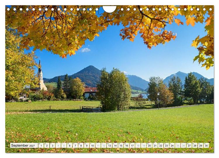 Produktbild: Schliersee-Idylle (Wandkalender 2027 DIN A4 quer), CALVENDO Monatskalender