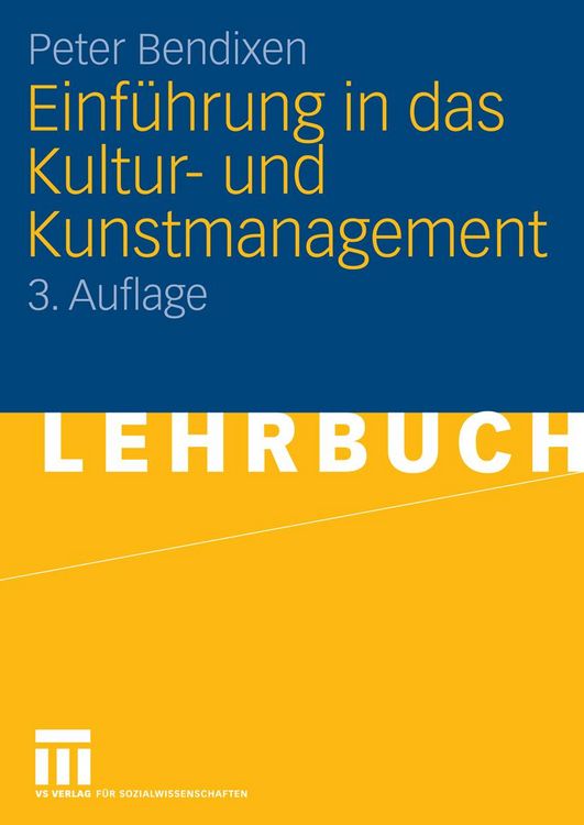 Produktbild: Einf&uuml;hrung in das Kultur- und Kunstmanagement