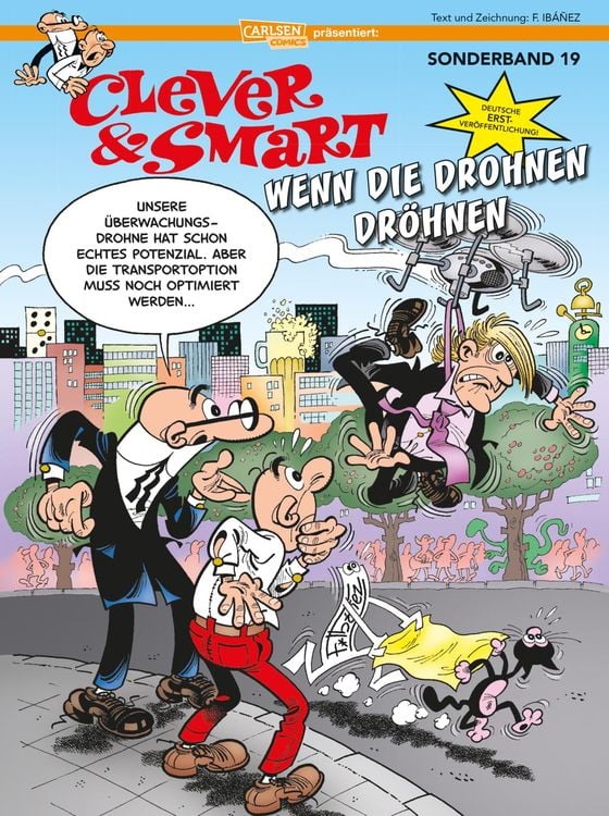 Bild vom Artikel Clever und Smart Sonderband 19: Wenn die Drohnen dröhnen vom Autor Francisco Ibáñez