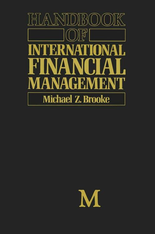 Produktbild: Handbook of International Financial Management