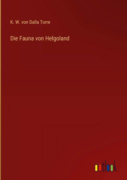 Produktbild: Die Fauna von Helgoland