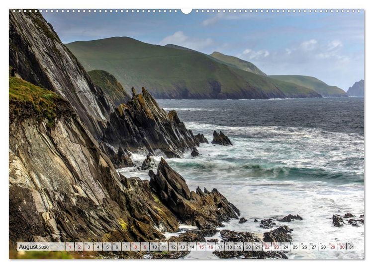 Produktbild: Irland - spektakul&auml;re Landschaften (Wandkalender 2026 DIN A2 quer), CALVENDO Monatskalender