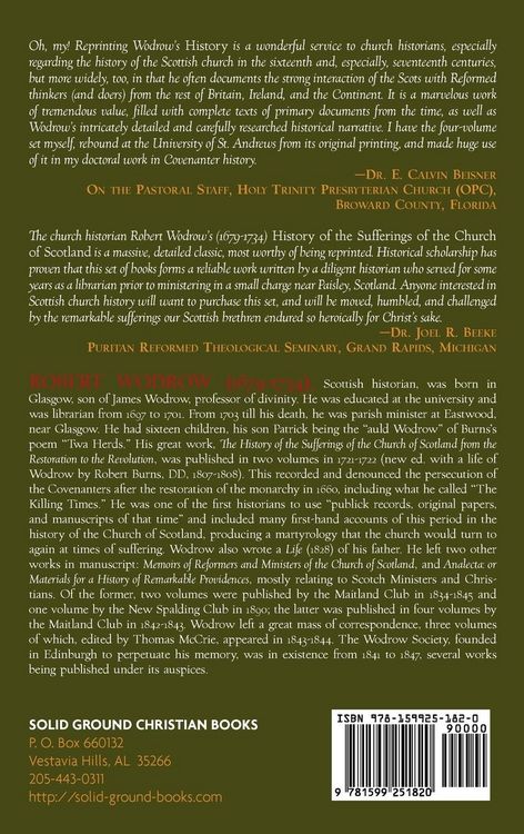 Produktbild: The History of the Sufferings of the Church of Scotland