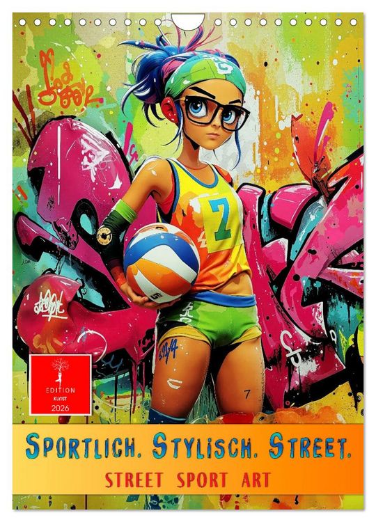 Produktbild: Sportlich. Stylisch. Street. (Wandkalender 2026 DIN A4 hoch), CALVENDO Monatskalender