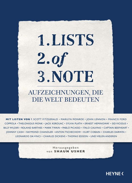 Produktbild: Lists of Note