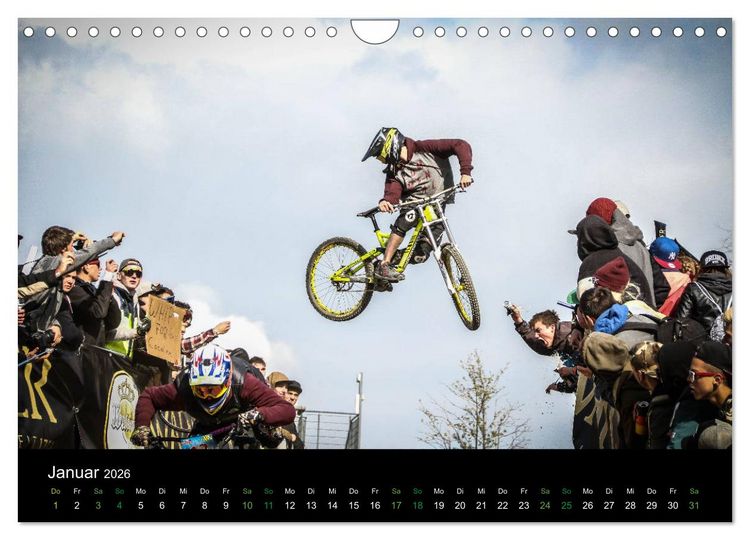 Produktbild: Downhill Racing 2026 (Wandkalender 2026 DIN A4 quer), CALVENDO Monatskalender