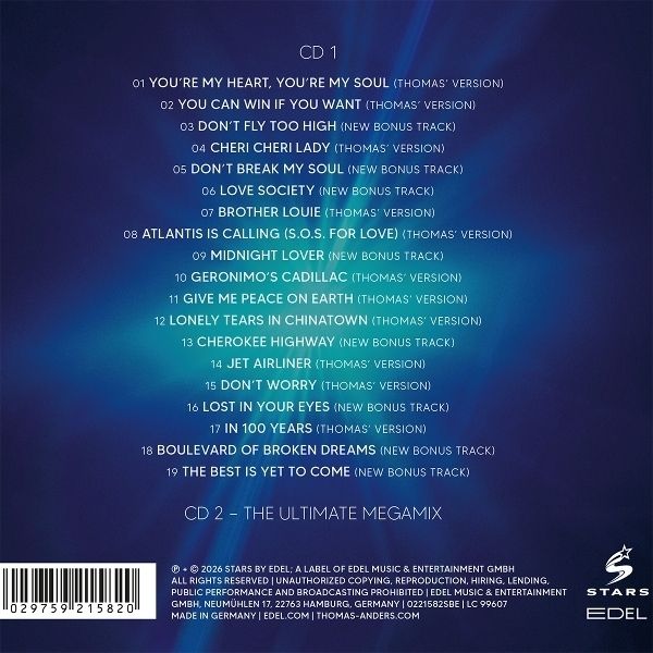 Produktbild: sings Modern Talking: The Best (2 CD Digipack)