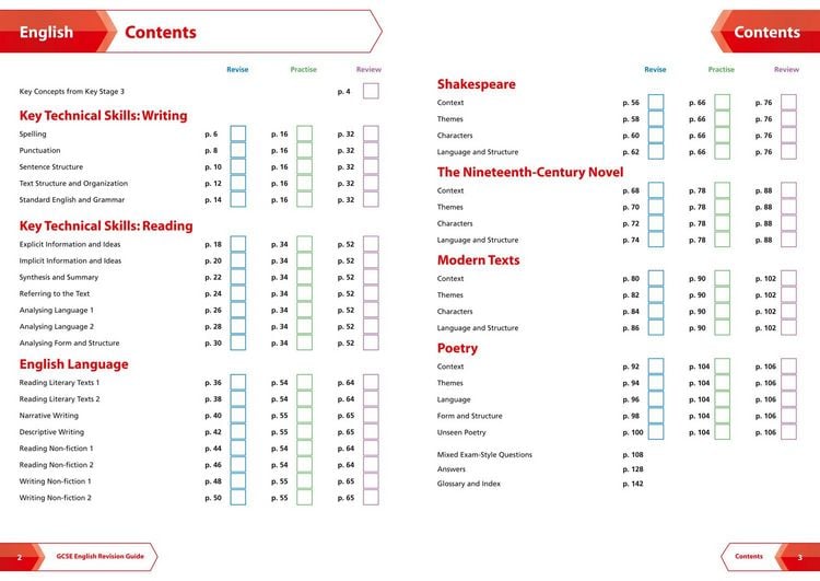 Produktbild: GCSE 9-1 English Language and English Literature All-in-One Revision and Practice
