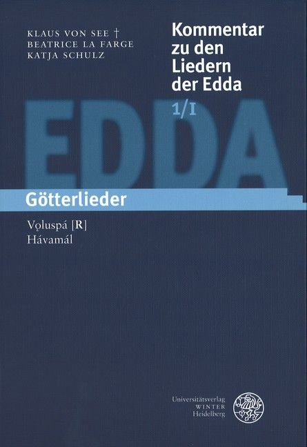 Produktbild: Kommentar zu den Liedern der Edda / G&ouml;tterlieder