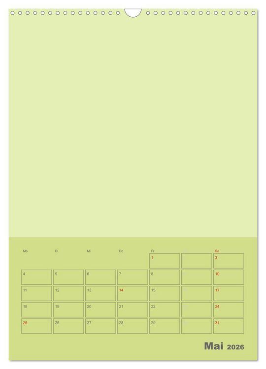 Produktbild: Bastel Terminkalender (Wandkalender 2026 DIN A3 hoch), CALVENDO Monatskalender