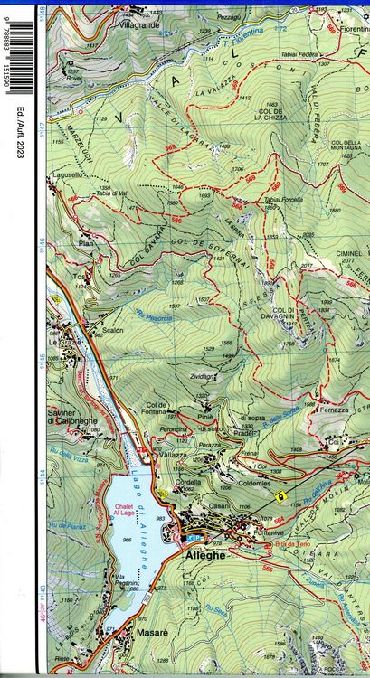 Produktbild: 25 Dolomiti Zoldo Cadorine e Agordine