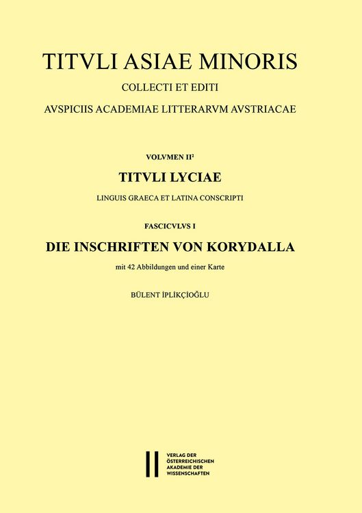 Produktbild: Die Inschriften von Korydalla