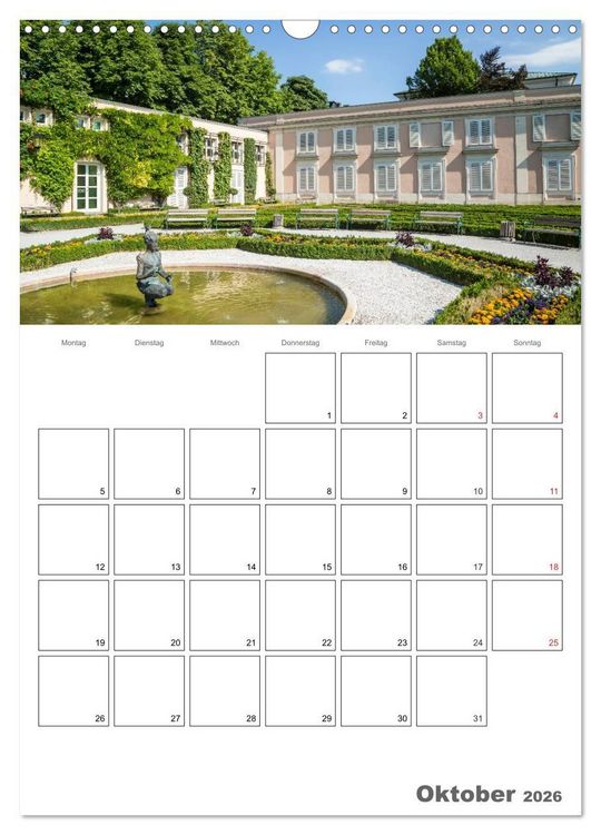Produktbild: Bezauberndes SALZBURG / Terminplaner (Wandkalender 2026 DIN A3 hoch), CALVENDO Monatskalender