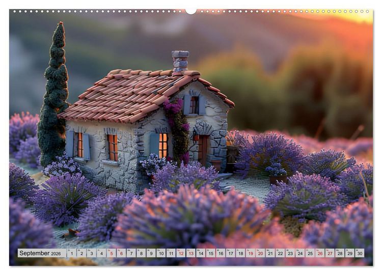 Produktbild: Weltreise im Kleinforma (Wandkalender 2026 DIN A2 quer), CALVENDO Monatskalender