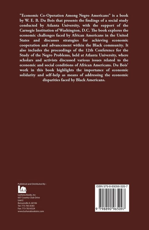 Produktbild: Economic Co-Operation Among Negro Americans