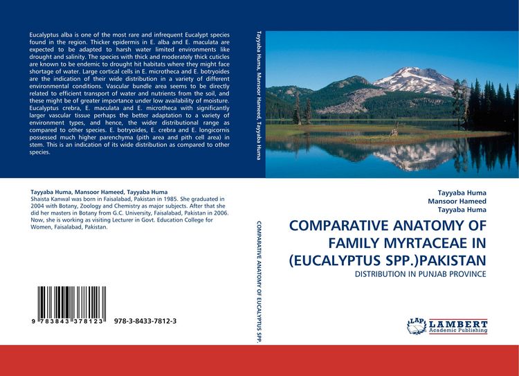 Produktbild: Comparative Anatomy Of Family Myrtaceae in (eucalyptus Spp.)pakistan