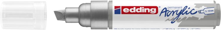 Produktbild: edding Acrylmarker 5000 silber 5-10mm