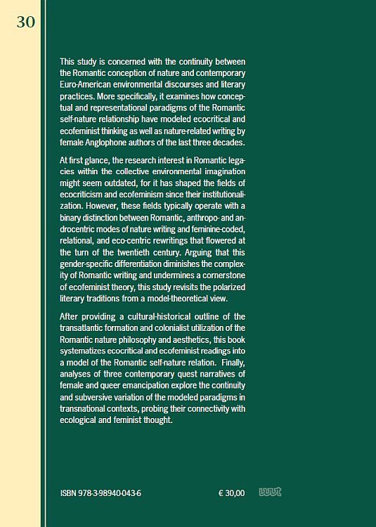Produktbild: (Re-)Imagining Nature, Gender, and Sexuality in American Romanticism and Beyond