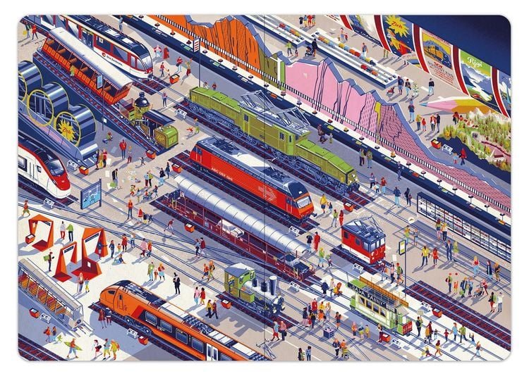 Produktbild: Das Verkehrshaus Wimmelbuch