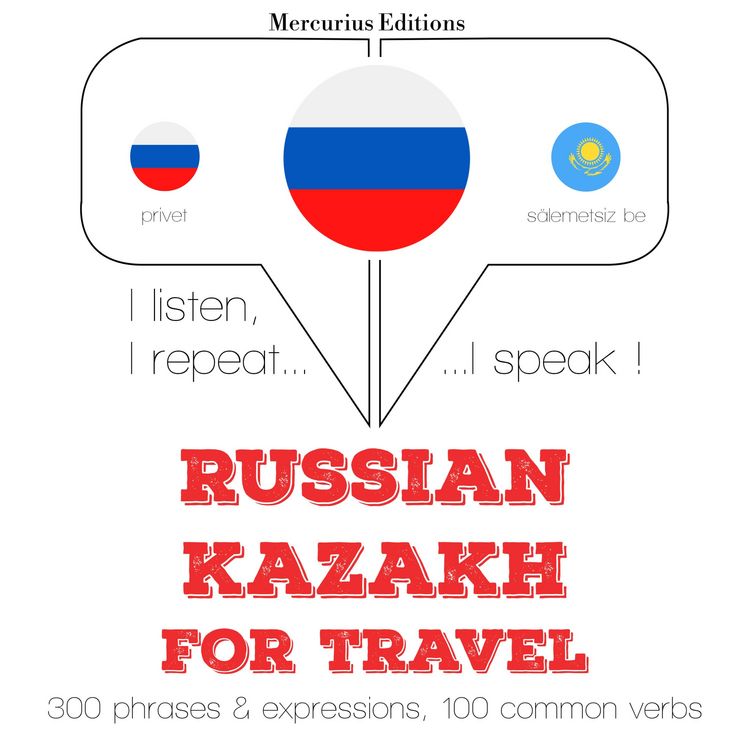 Produktbild: Travel words and phrases in Kazakh