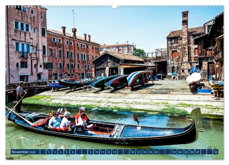 Produktbild: Venedig - Traum in der Lagune (Wandkalender 2026 DIN A2 quer), CALVENDO Monatskalender