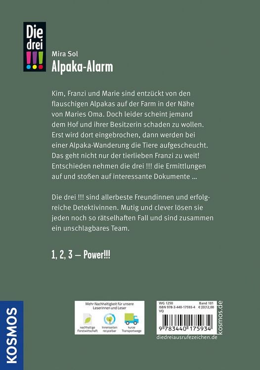 Produktbild: Die drei !!!, 101, Alpaka-Alarm
