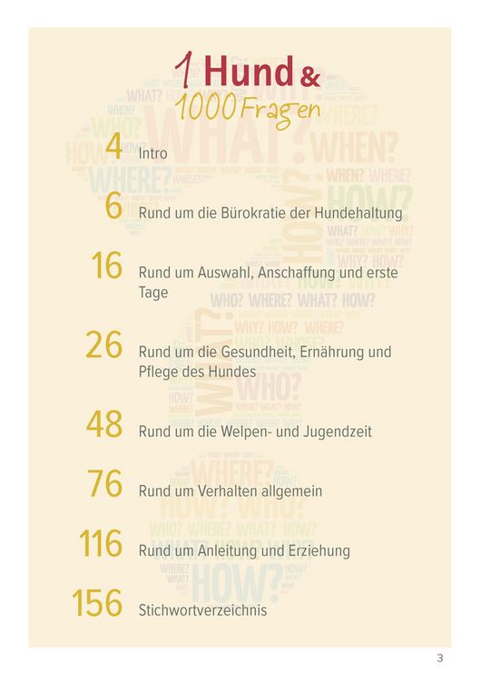 Produktbild: Ein Hund und 1000 Fragen