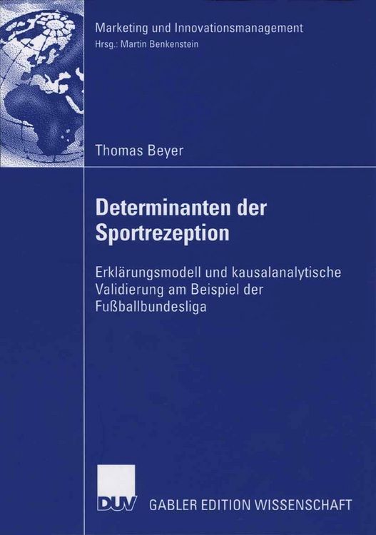 Produktbild: Determinanten der Sportrezeption