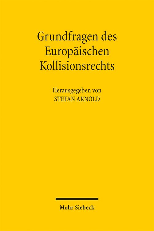 Produktbild: Grundfragen des Europ&auml;ischen Kollisionsrechts