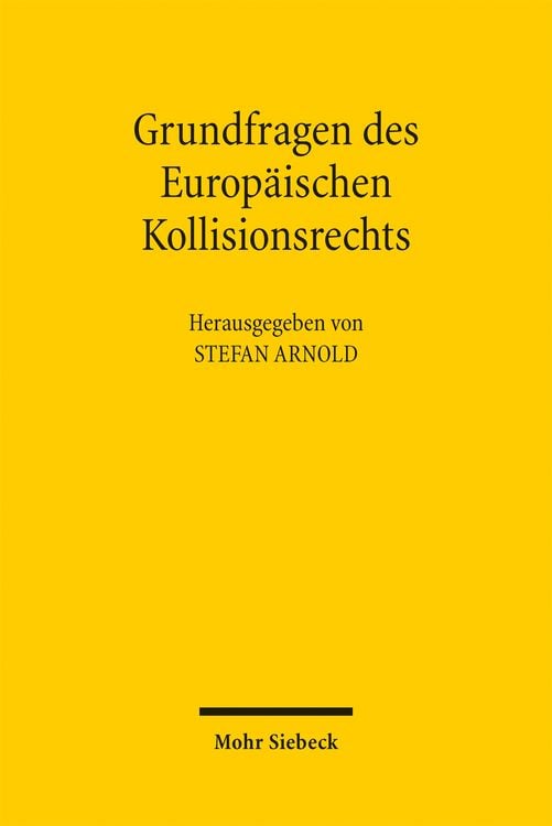 Produktbild: Grundfragen des Europ&auml;ischen Kollisionsrechts